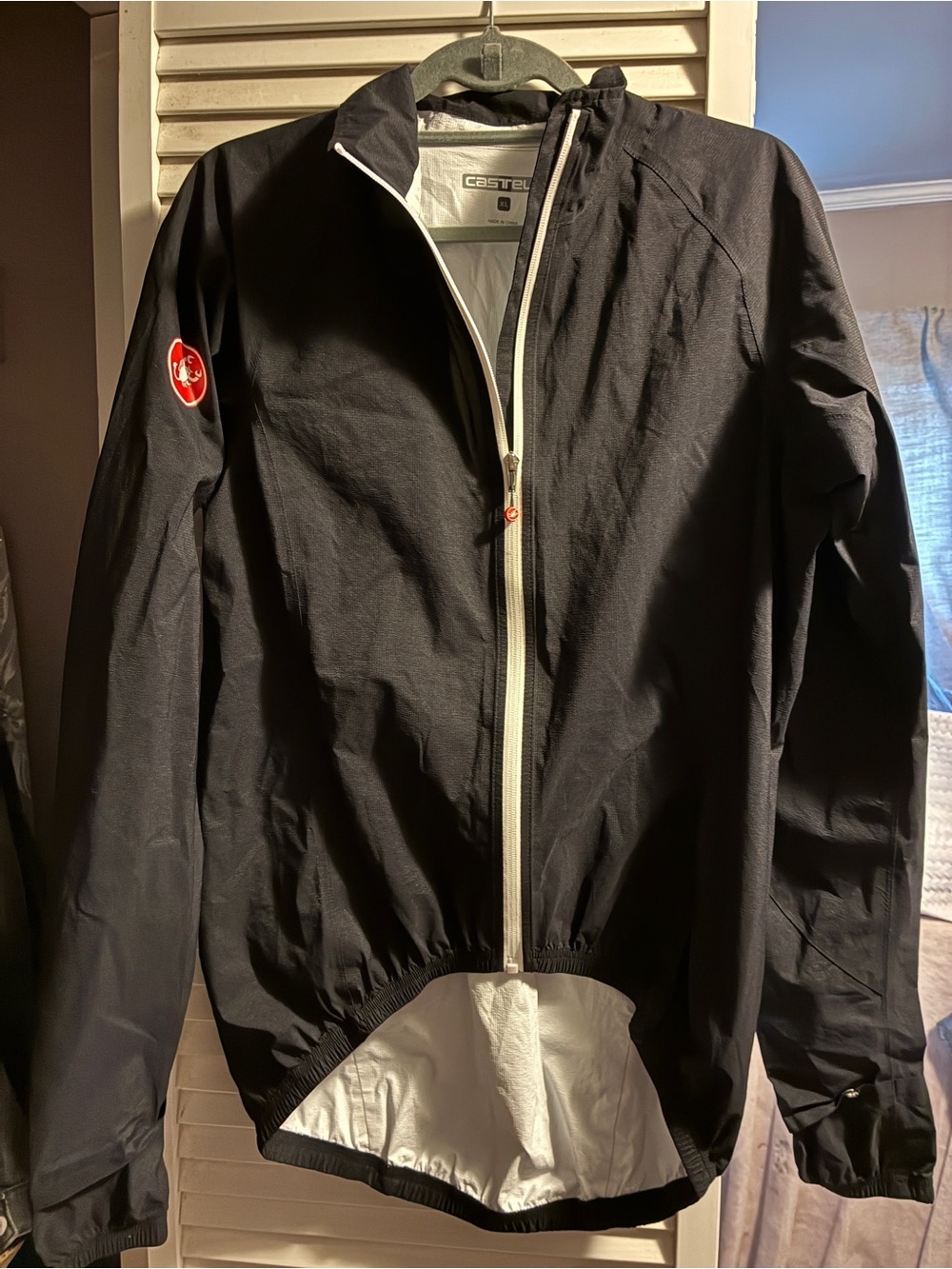 Castelli Men’s Black Windbreaker Cycling Jacket
